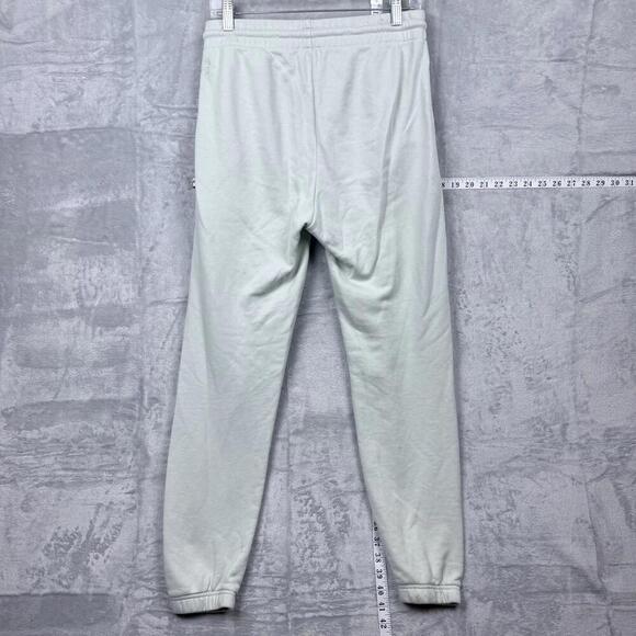 TNA AiryAF Fleece Jogger Pants Light Mint Green Size M Aritzia Cozy Fit Casual - Picture 2 of 12